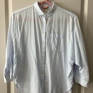 LOFT 3/4-sleeve button down shirt